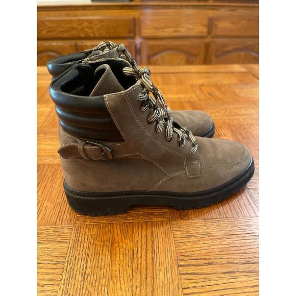 AQUATALIA MAYRA WEATHERPROOF LACE-UP MOTO BIKER BOOT size 9 - Picture 5 of 9